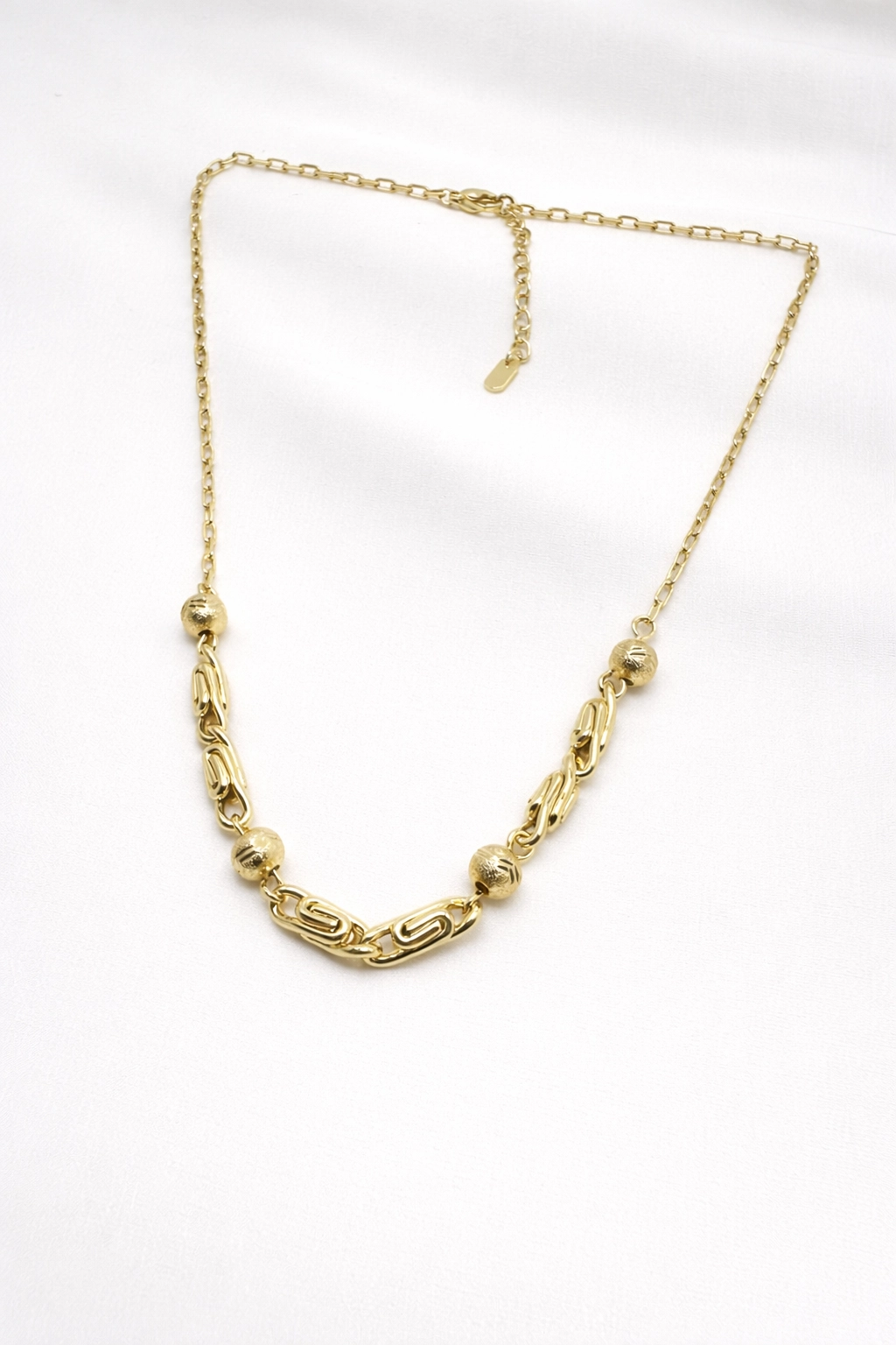 DORİKA ZİNCİR KOLYE 14 K GOLD RENGİ