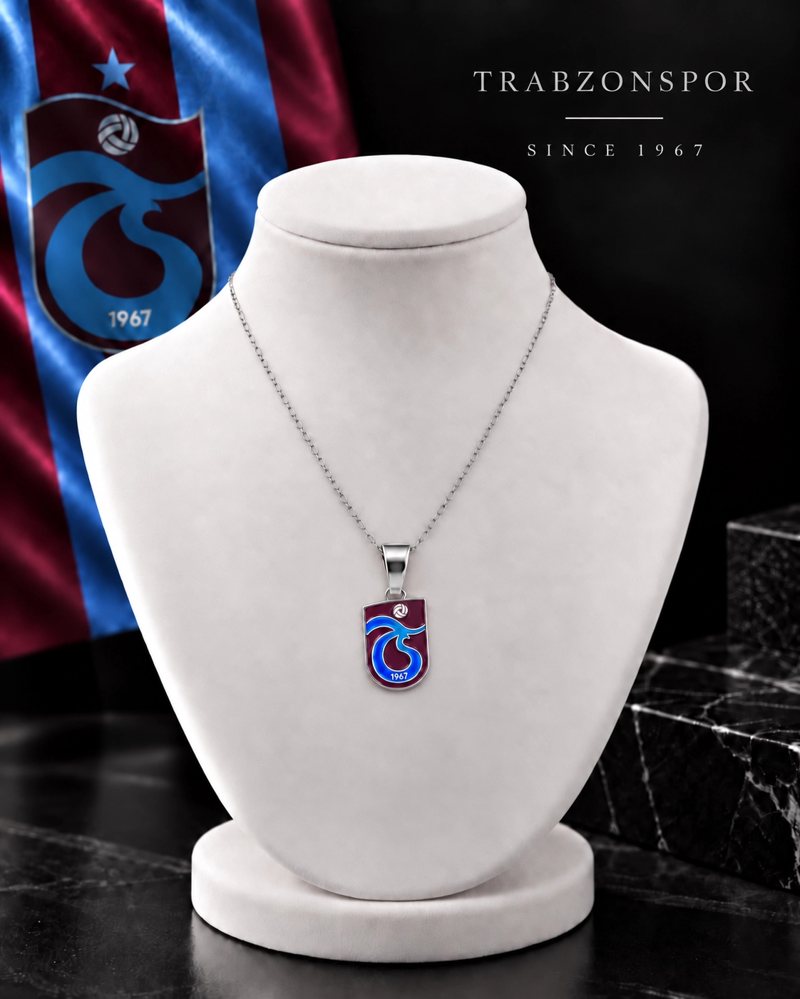925 Ayar Gümüş Trabzonspor Kolye