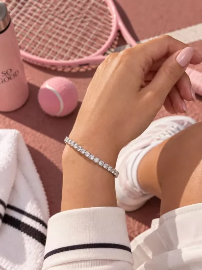 Paslanmaz Çelik Tennis Bileklik