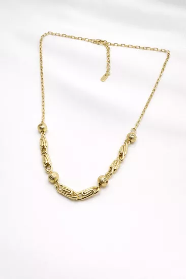 DORİKA ZİNCİR KOLYE 14 K GOLD RENGİ