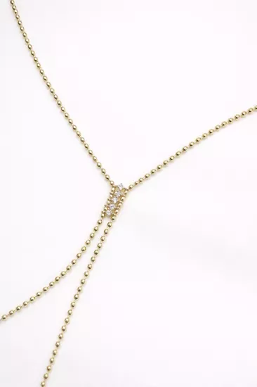 Y MODEL TAŞLI KOLYE