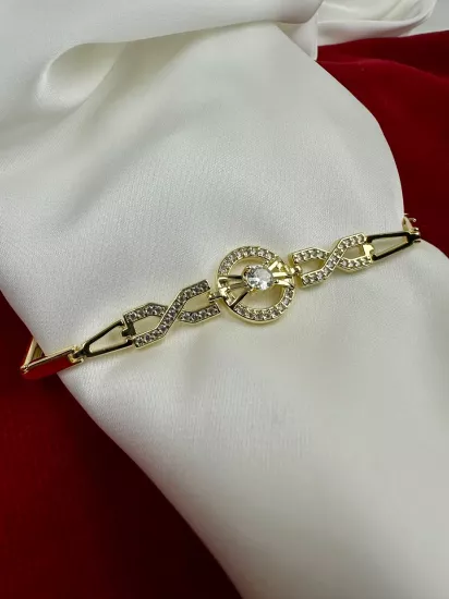 GOLD TAŞLI XUPİNG BİLEKLİK